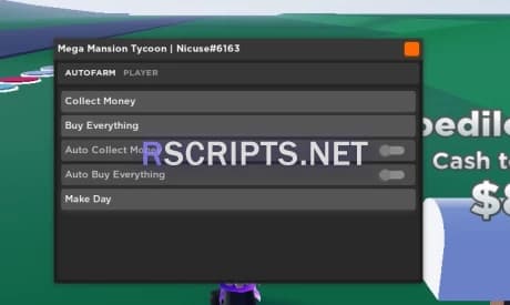 Mega Mansion Tycoon Gui