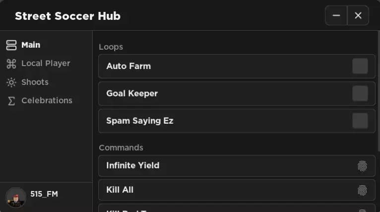 Street Soccer Script (Updated)
