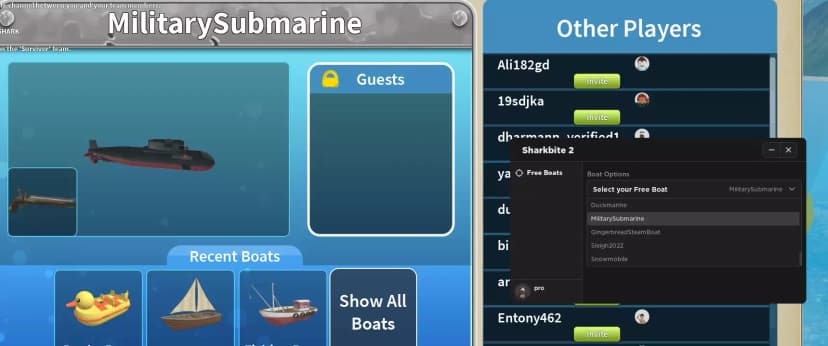 Sharkbite 2 - OP Free Boats
