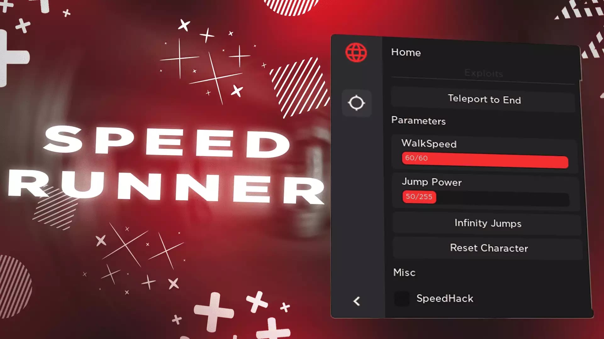 Speed Runner! - Teleport to End, Infinity Jump, SpeedHack