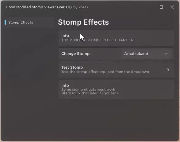 Stomp Effect Tester!