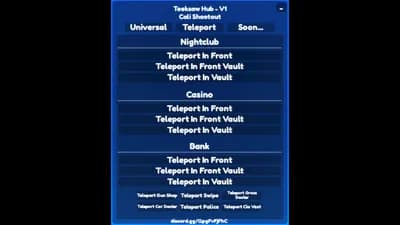 Cali Shootout - Teeksaw Hub V1.1