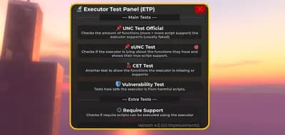 Executor Test Panel (ETP) | All In One GUI