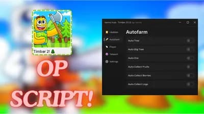 Auto Tree, Auto Mine, Auto Collect and more!