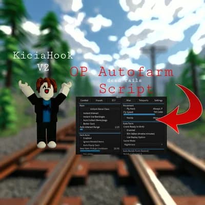 OP KiciaHook V2 Dead Rails Auto Farm And More