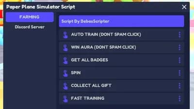 Paper Plane Simulator INF WINS