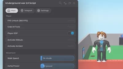 Underground War 2.0 Script *OP*