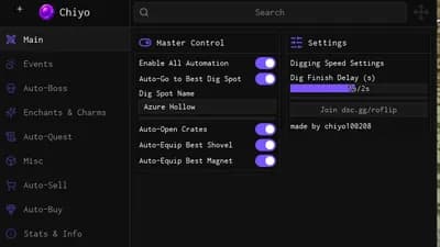  DIG OP SCRIPT INSTANT DIG KEYLESS NOT PATCHED