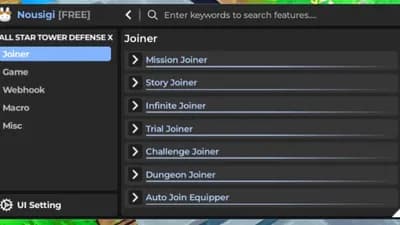 All Star Tower Defense X - Nousigi Hub