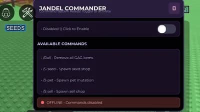 Jandel Admin commander 