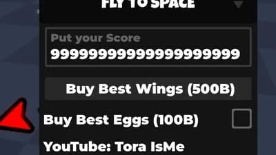 Fly to space op script