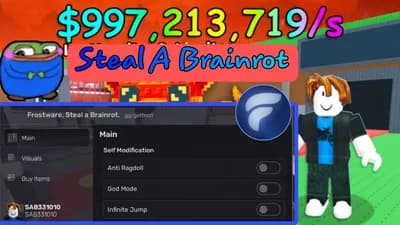 Steal A Brainrot Script| Frostware