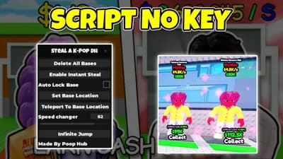 Instant Steal K-Pop Auto Lock Base NO KEY