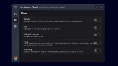 Unniversal Cheat - Vortex Hub