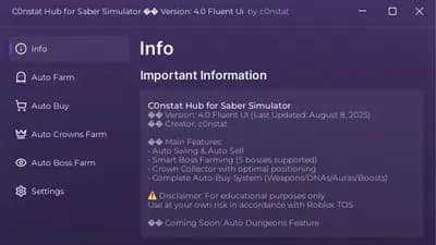 🌀[UPD] C0NSTAT HUB ULTRA | Fluent UI Dominance v4.1