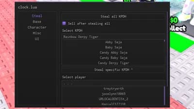 clock.lua | Steal All