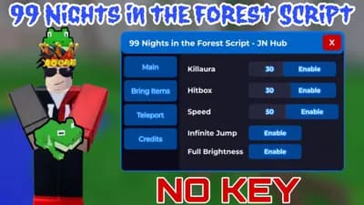 99 Nights in the Forest script | NO KEY/KEYLESS