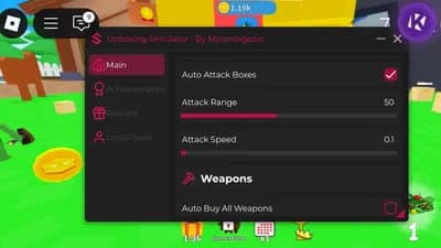 Unboxing Simulator Script