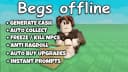 Be a Beggar GENERATE MONEY AUTO UPGRADE + MORE OP SCRIPT