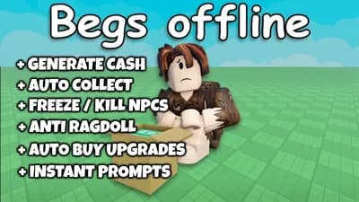Be a Beggar GENERATE MONEY AUTO UPGRADE + MORE OP SCRIPT