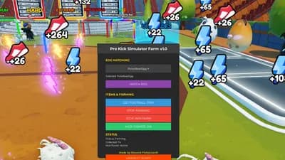 Pro Kick Simulator Auto Farm v1.0 - Auto Collect, Win Farm