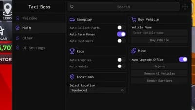 Auto Farm Money | Auto Collect Items | Auto Race | Keyless