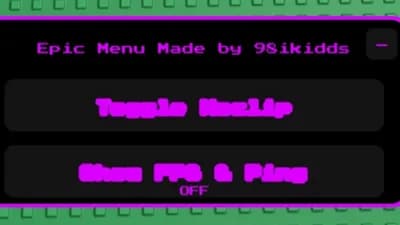 Epic menu by 98ikidds| fps and ping checker small gui!