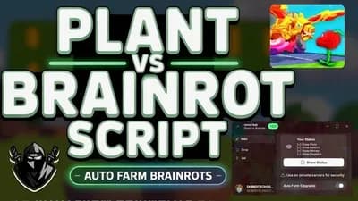 Synz HUB  [🚀UPDATED] Plants Vs Brainrot AUTO FARM, DUPE  