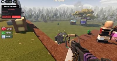 Protect The House From Monsters Rage Aimbot + Inf Ammo 