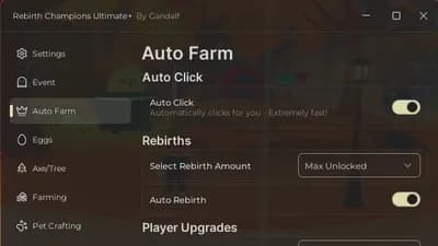 Rebirth Champions Ultimate | Auto Farm | Halloween Event