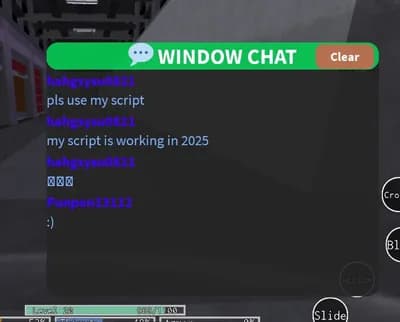 Chat Window if your game dont have