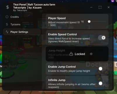 Script Raft tycoon. + auto Collet, auto buy anti tsunami etc