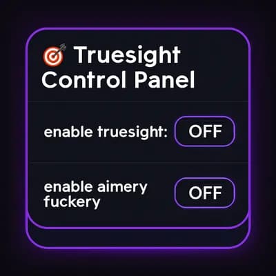 🎯TRUESIGHT FLAWLESS Universal AIMLOCK and ESP🎯