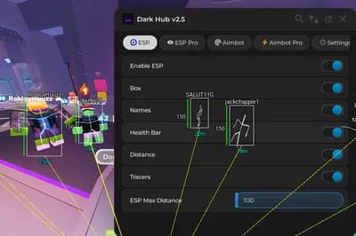 Dark Hub | BIG Update v2.5 Aimbot + ESP and more.
