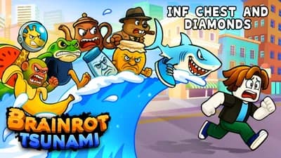 Brainrot Tsunami Infinite Chest And Diamonds