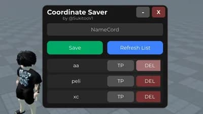 GUI Coordinate Saver & Teleport Coordinate