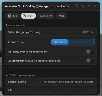 Hard time assassin GUI v1