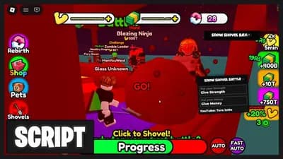 Snow Shovel Battle Script Infinite Money Strength Roblox
