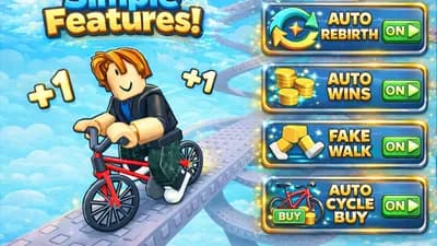 Auto Rebirth Auto WIns Fake Walk  Auto Bicycle