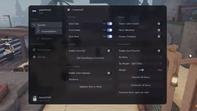 wings - Fisch - Auto Farm, Auto Sell, Appraise