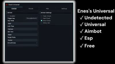 Prison Life Script + Universal Aimbot + Esp + Hit Sounds