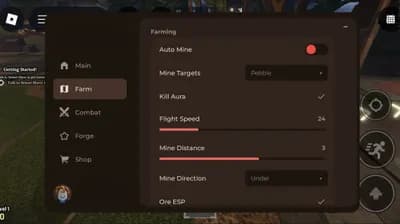 AUTO MINE, AUTO MOB, AUTO SELL, INSTANT TP, AND MORE