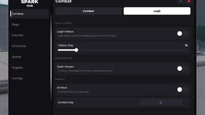 Dash helper,Auto farm,Kill aura,Legit hitbox,Aimbot,Free