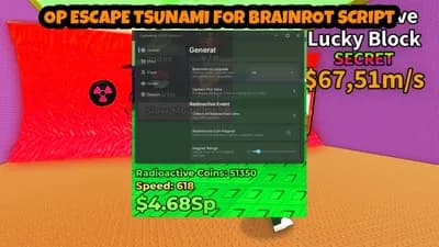 💎(UPDATED)ESCAPE TSUNAMI | COIN MAGNET - AUTO SPIN & MORE💎