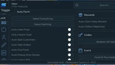  Restaurant Tycoon 3 | MAMBA HUB | Auto-Farm, auto code