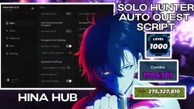 Hina Hub Auto Break Dungeon Auto Red Dungeon & MORE