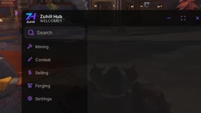 ZUHIILL HUB FORGE auto mine auto forge auto combat sell