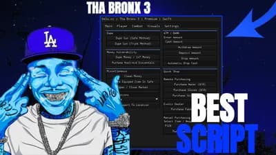 The Best Script Tha Bronx 3 (Spawn Money, Dupe, ESP + More)