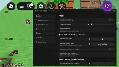Grow a Garden Script New Auto Move Pets And More