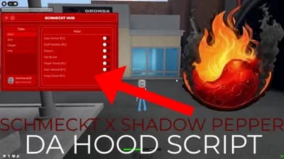 SCHMECKT X SHADOW PEPPER HUB - DA HOOD SCRIPT, FREE, DESYNC